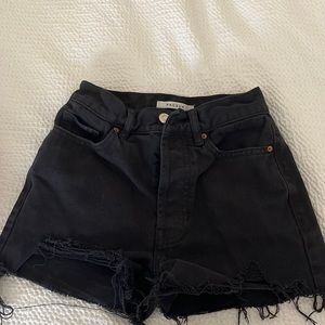 Pacsun ultra high rise slim shorts